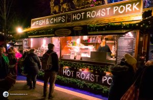 Edinburgh Christmas Market - foodstand