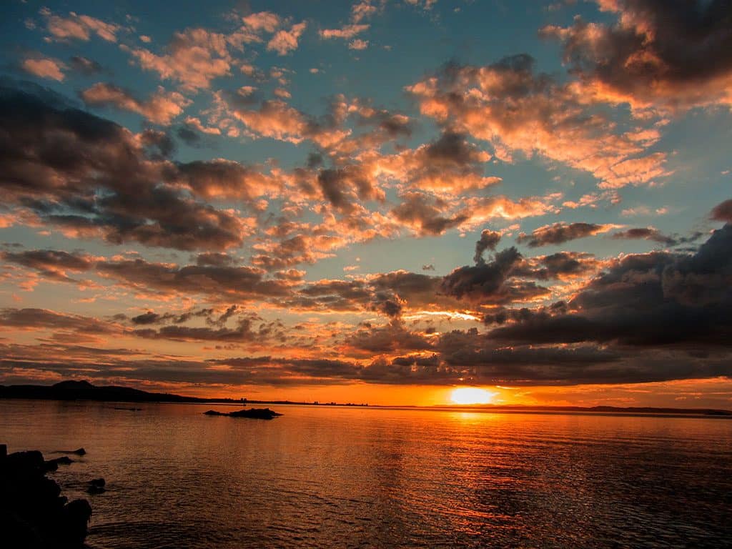 Sunset Over the Forth