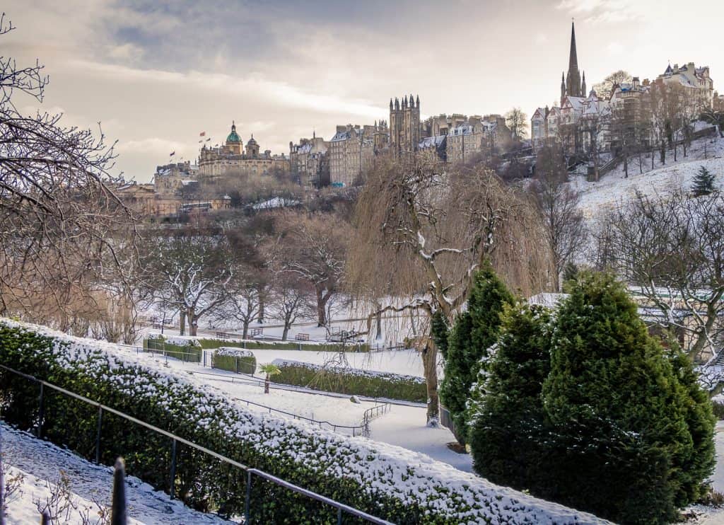 A Snowy Edinburgh