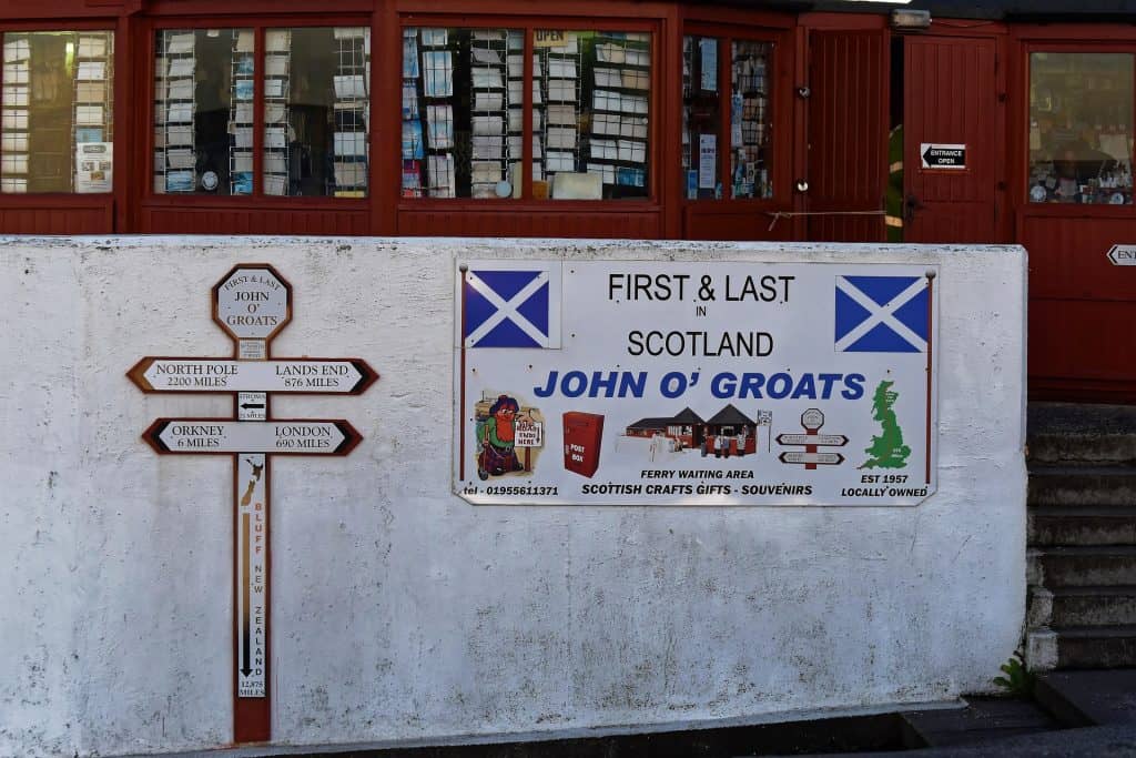 Signpost at John O'Groats