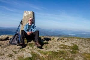 Admiring the View from Ben Ledi