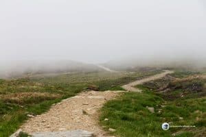 fog on Ben Ledi