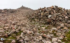 Scald Law - At the top of Carnethy hill is an enormous cairn.