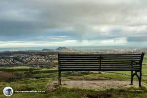 The view of Edinburgh before tackling Caerketton Hill