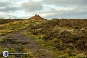 The summit of Caerketton Hill