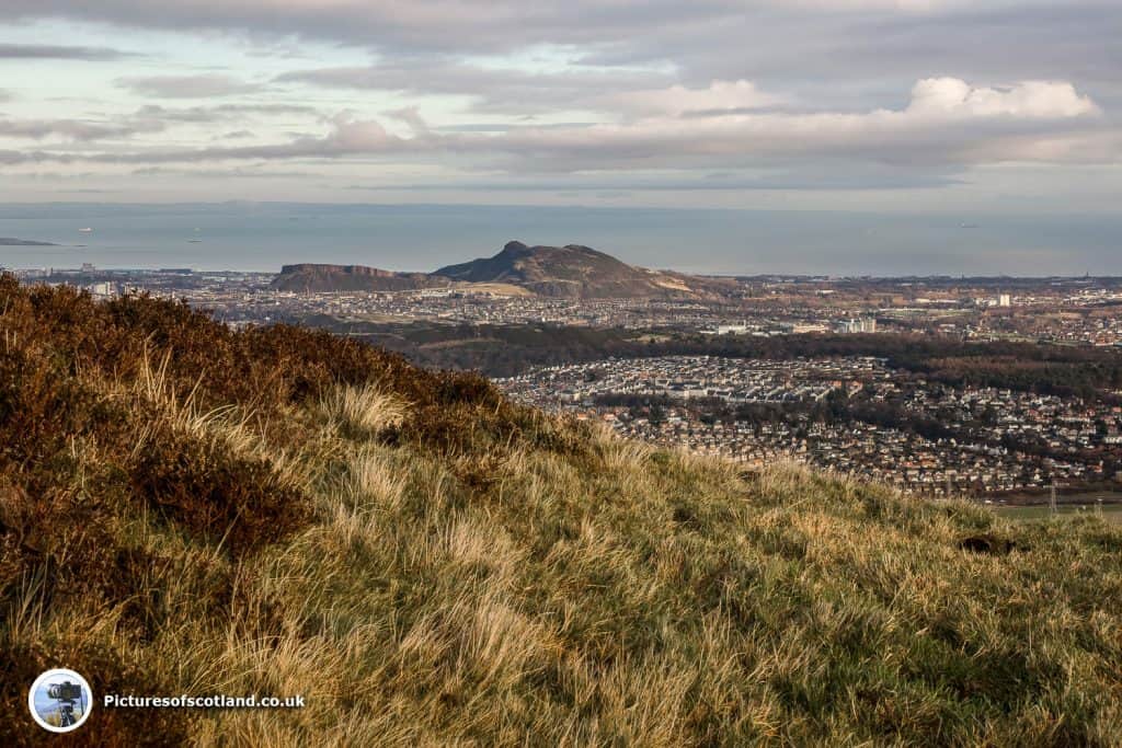 Edinburgh from Allermuir hill