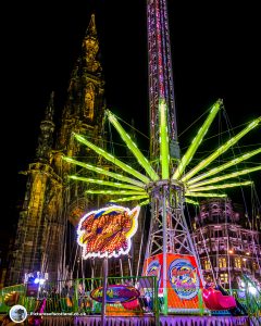 Edinburgh Christmas Market - Scary Ride