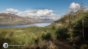 Looking towards the Tarbet end of Loch Lomond from Ben Lomond