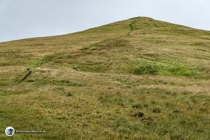 The long climb up The Law