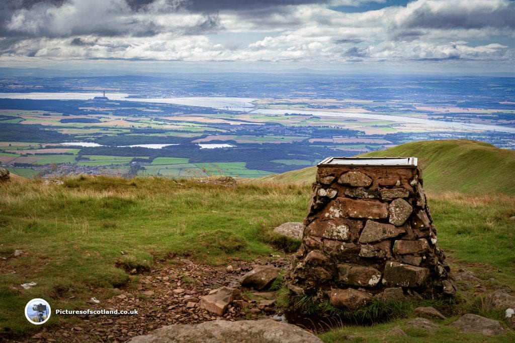 View from the summit of Ben Cleuch