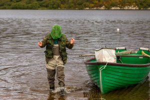 Wearing a Midge Net