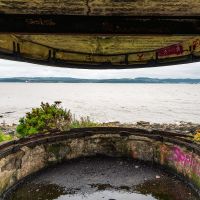 WWII gun emplacement on Cramond island