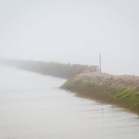 Mist on Cramond causeway